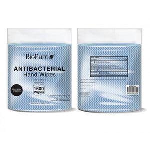 BioPure Antibacterial Hand Wipes 1600 wipes Refill
