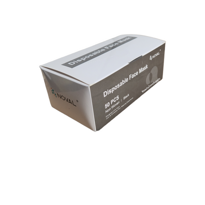 Noval Face Mask For Disposable (50 pc / Box) Black