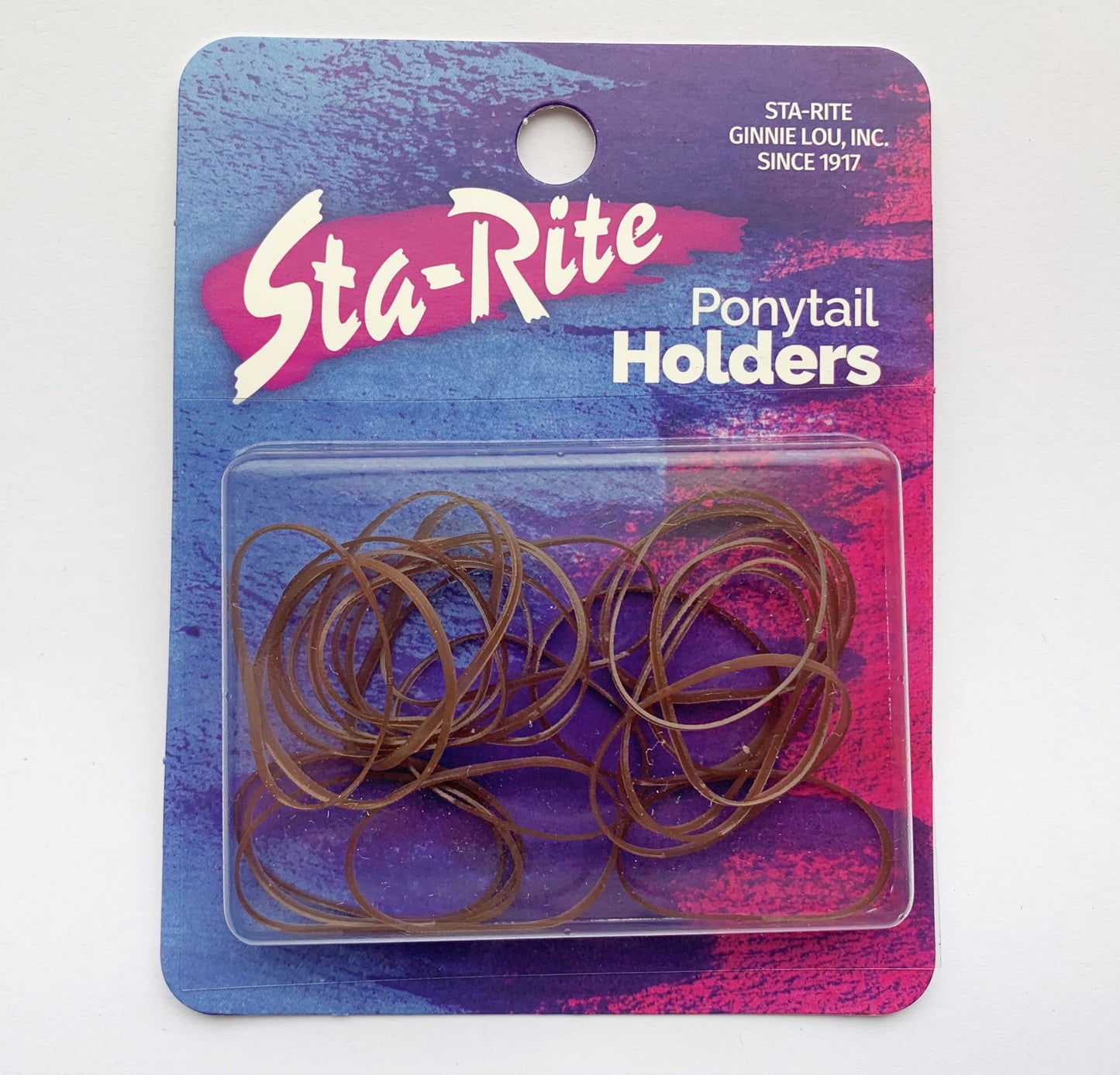 Sta-Rite Large Hair Elastics-Brown- 25ct.