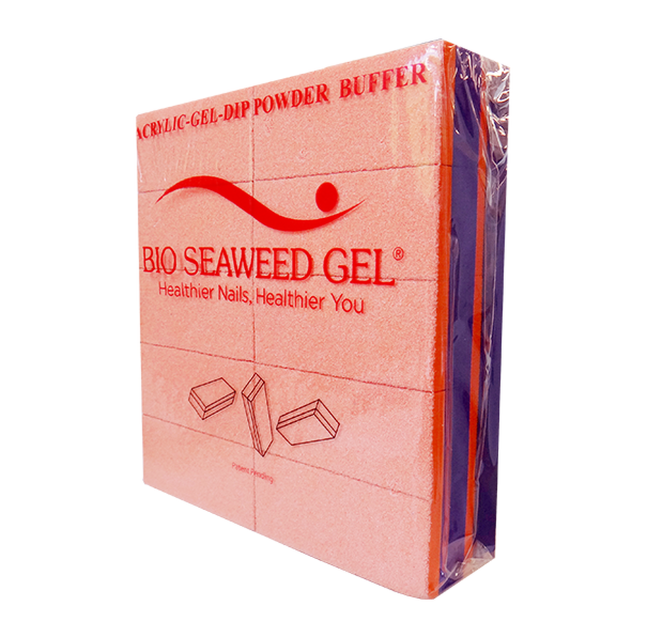 Bio seaweed Buffer purple orange-Beauty Zone Nail Supply