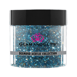 Glam & Glits Diamond Acrylic (Glitter) 1 oz Icey Blue - DAC54-Beauty Zone Nail Supply