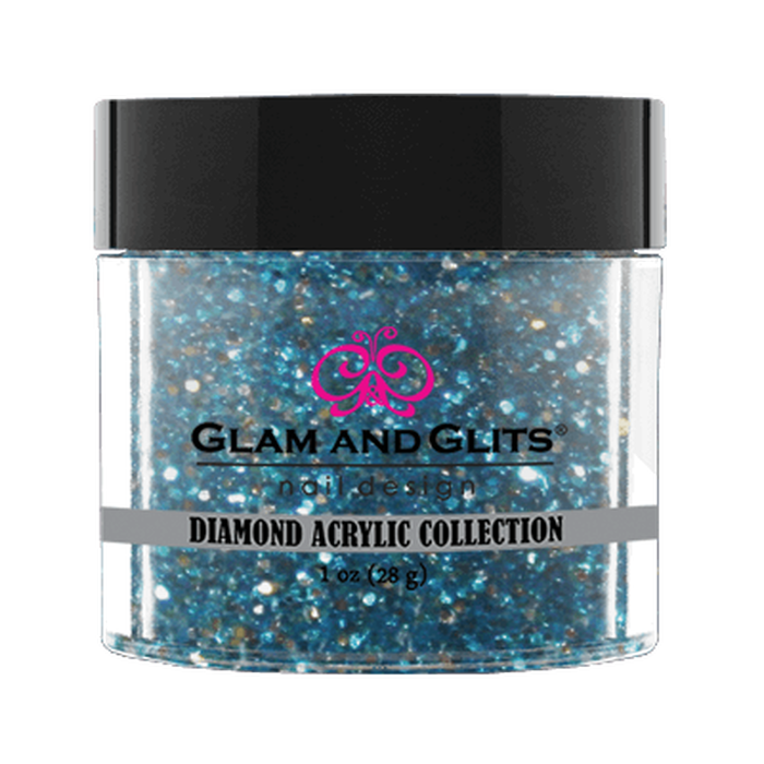 Glam & Glits Diamond Acrylic (Glitter) 1 oz Icey Blue - DAC54-Beauty Zone Nail Supply