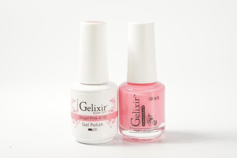 Gelixir Duo Gel & Lacquer Angel Pink 1 PK #010-Beauty Zone Nail Supply