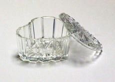 Crystal Heart Shaped Dish Jar #HDC-Beauty Zone Nail Supply