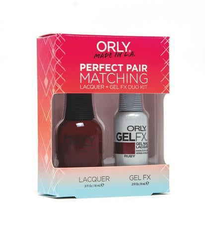 Orly Duo Ruby ( Lacquer + Gel) .6oz / .3oz 31169-Beauty Zone Nail Supply