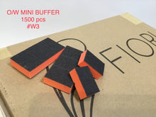 Load image into Gallery viewer, Mini Nail Buffer Orange Black Grit 80/100 - 1500 pc #W3-Beauty Zone Nail Supply