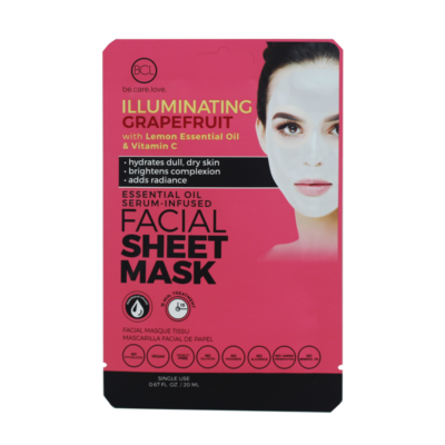 BCL Essential Oil Facial Sheet Mask - Grapefruit-Beauty Zone Nail Supply