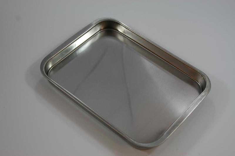 Stainless steel tray no hole #2463-Beauty Zone Nail Supply