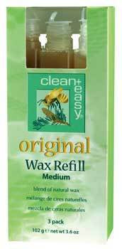 Clean & Easy Medium Original Wax Refill - 3 pk #41632-Beauty Zone Nail Supply
