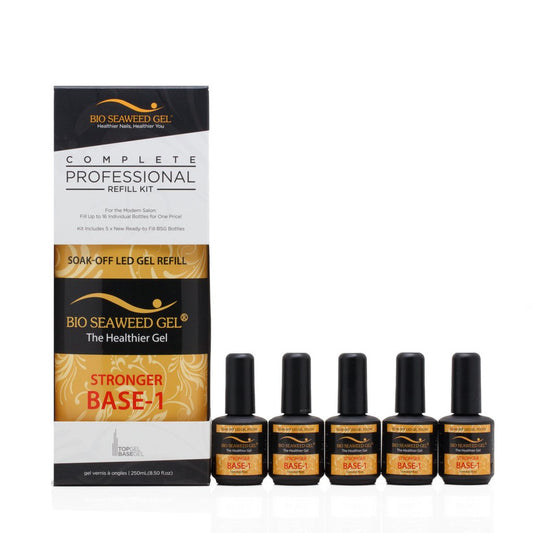 Bio Seaweed Stronger Base Coat Refill 8.5 oz-Beauty Zone Nail Supply