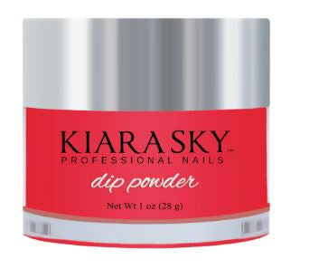 Kiara Sky Dip Glow Powder -DG101 Red Hot Glo-Beauty Zone Nail Supply