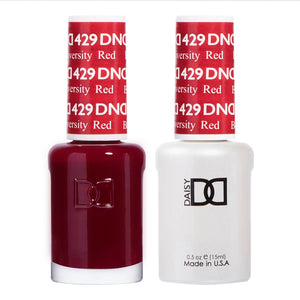 DND Duo Gel & Lacquer Boston University Red #429-Beauty Zone Nail Supply