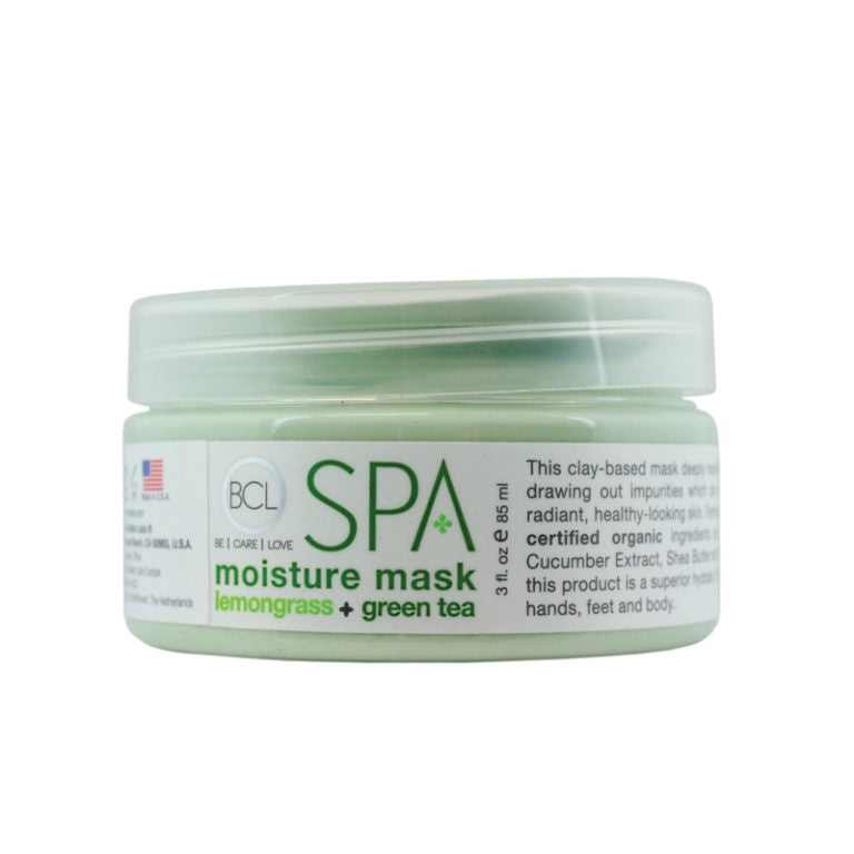 BCL SPA Moisture Mask Lemongrass + Green Tea 3oz-Beauty Zone Nail Supply