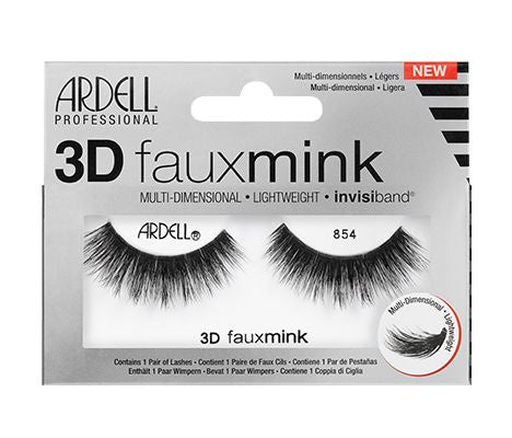 Ardell 3D Faux Mink Lash 854 #67450-Beauty Zone Nail Supply