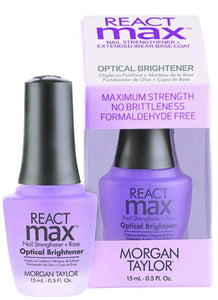 MT React Max Nail Strengthener + base OPTICAL BRIGHTENER #3411102-Beauty Zone Nail Supply