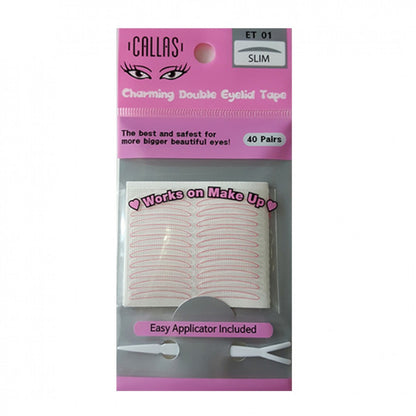 Callas Charming Double Eyelid Tape 40 pairs ET01 Slim
