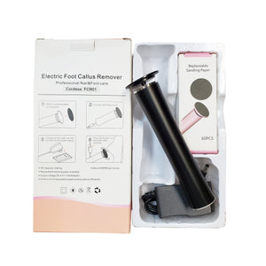 Foot file callus remover cordless FCR01-Beauty Zone Nail Supply