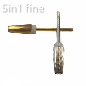 Carbide Nail Bit 5 In 1 Fine 3/32 Gold