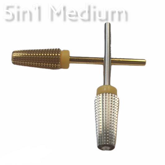 Carbide Nail Bit 5 In 1 Medium 3/32 Gold