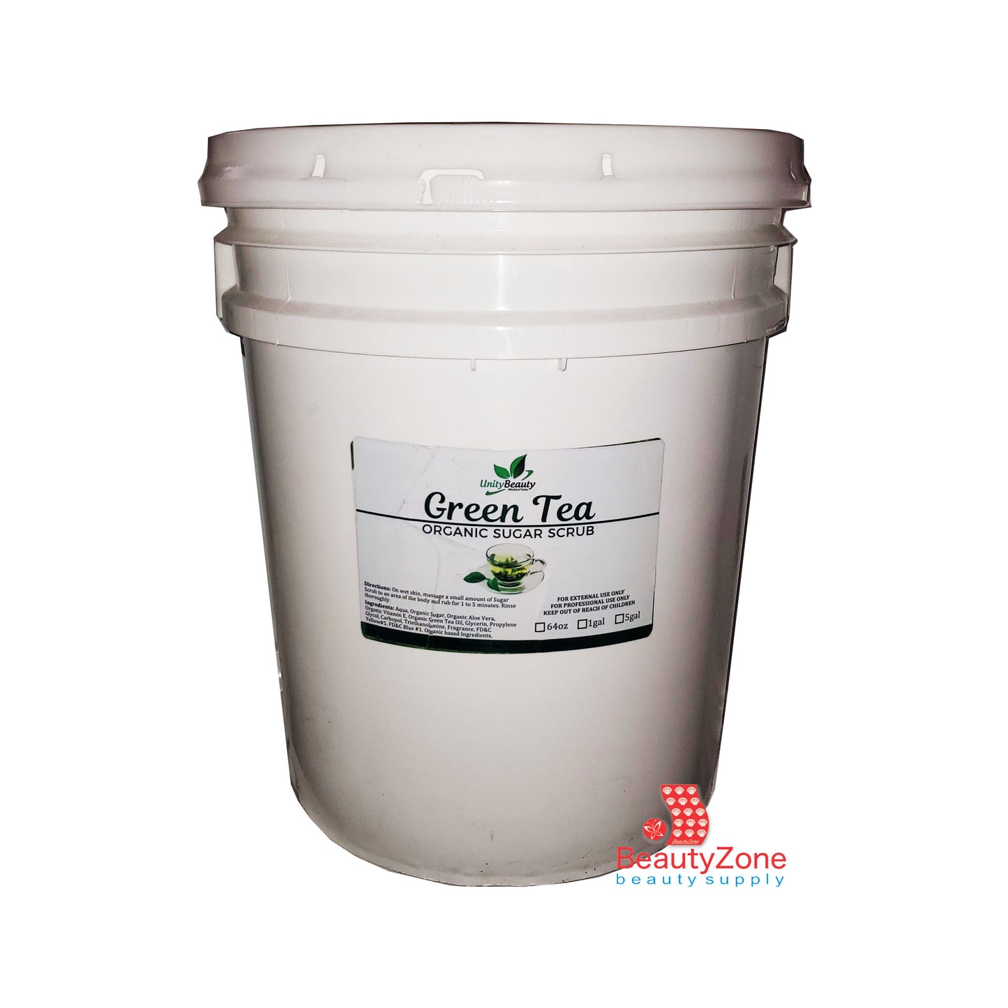 Unity Sugar Scrub Green Tea Pail