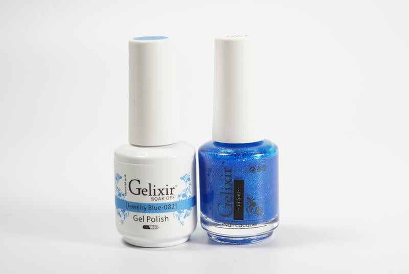 Gelixir Duo Gel & Lacquer Jewelry Blue 1 PK #082-Beauty Zone Nail Supply