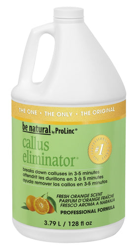 Be Natural Orange Callus Eliminator Gallon-Beauty Zone Nail Supply