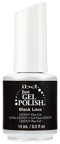 Just Gel Polish Black Lava 0.5 oz #56507-Beauty Zone Nail Supply