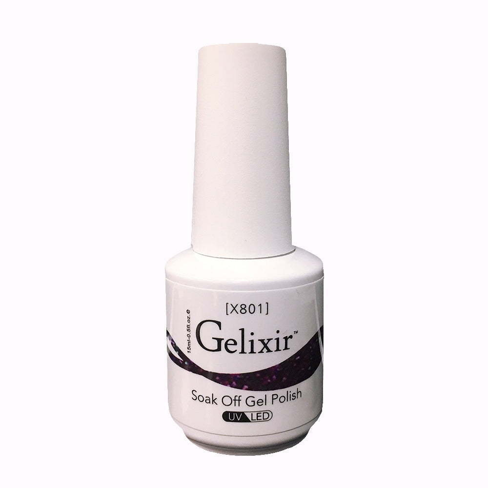 Gelixir Soak Off Gel Polish 0.5 fl oz X801-Beauty Zone Nail Supply