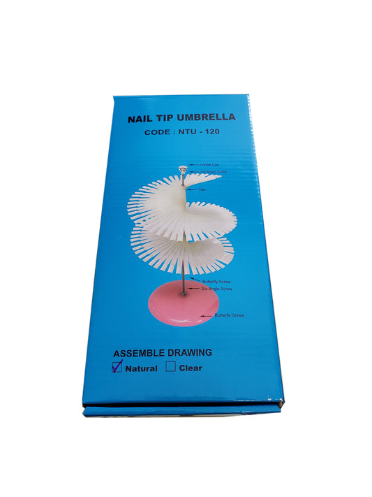 COLOR CHART TIPS BLUE STAND 120 TIP-Beauty Zone Nail Supply