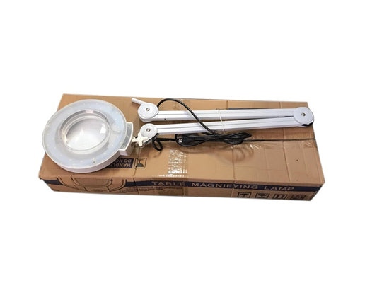 Magnifying LED lamp clip on table Facial Mf018C-Beauty Zone Nail Supply