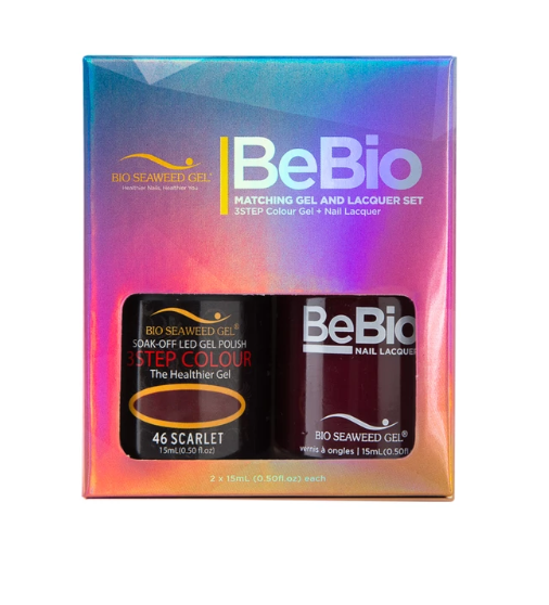 Bio Seaweed Bebio Duo 46 Scarlet-Beauty Zone Nail Supply