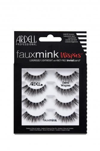 Ardell Fauxmink Lashes, Demi Wispies - 4 Pairs #67508-Beauty Zone Nail Supply