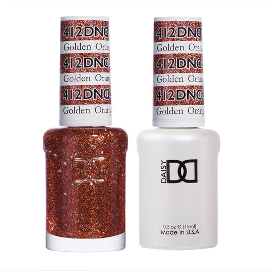 DND Duo Gel & Lacquer Golden Orange Star #412-Beauty Zone Nail Supply