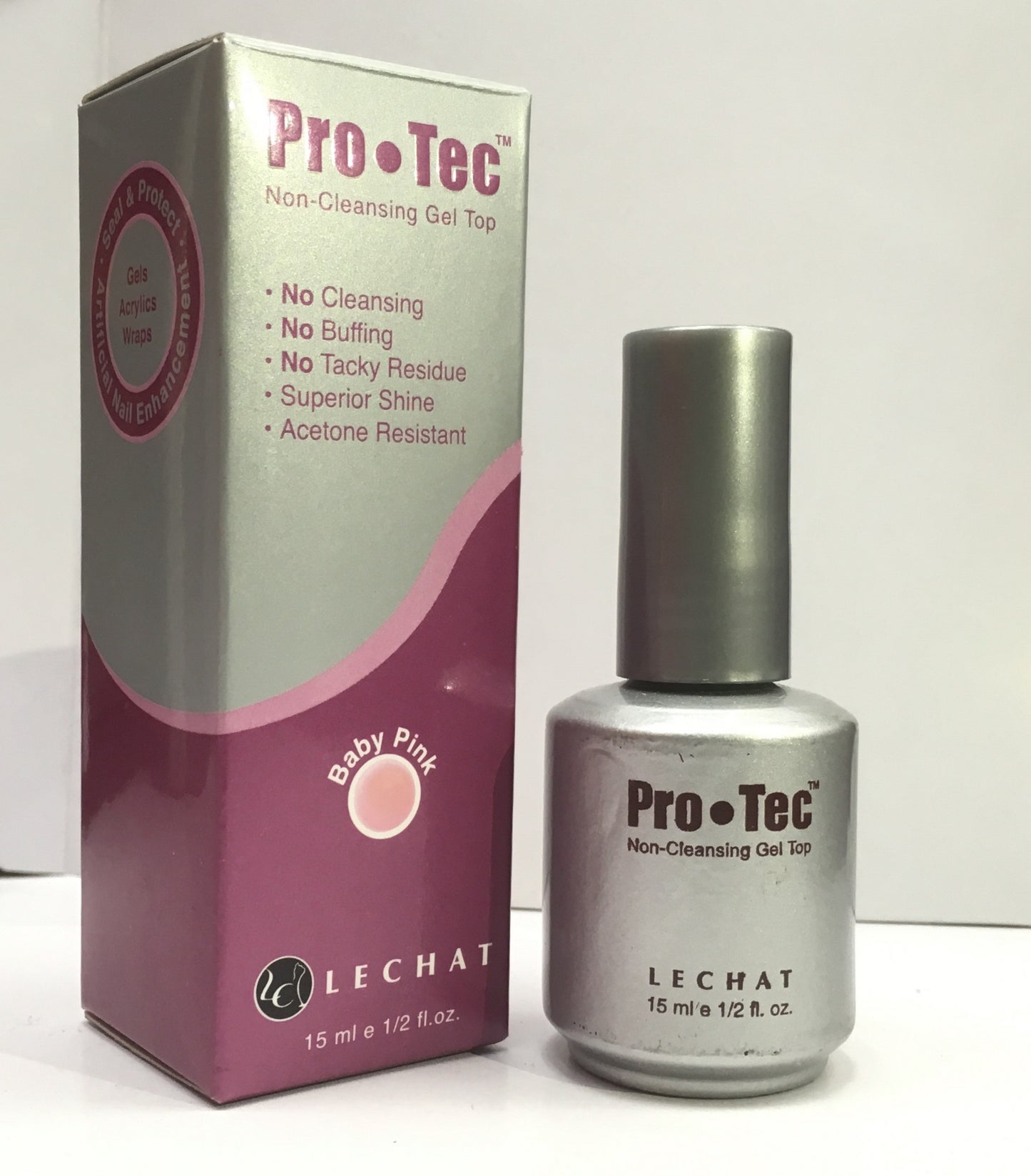 Pro-tec Lechat Baby Pink 0.5oz-Beauty Zone Nail Supply