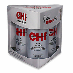 Chi Infra Infra Trio kit (Treatment, Shampoo & Silk Infusion)-Beauty Zone Nail Supply