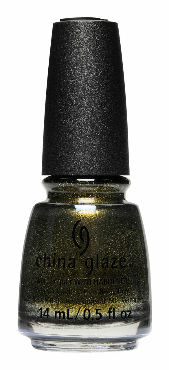 China Glaze Nail Polish 24K Noir 0.5 oz #85095
