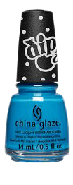 China Glaze Nail Lacquer Blue Raspberry Ice 0.5oz #85214