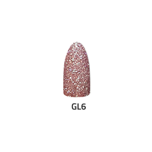 Chisel Acrylic & Dipping Powder 2 oz Glitter Collection GL06