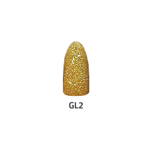 Chisel Acrylic & Dipping Powder 2 oz Glitter Collection GL02
