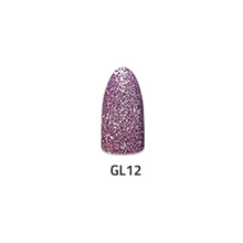 Load image into Gallery viewer, Chisel Acrylic &amp; Dipping Powder 2 oz Glitter Collection GL12
