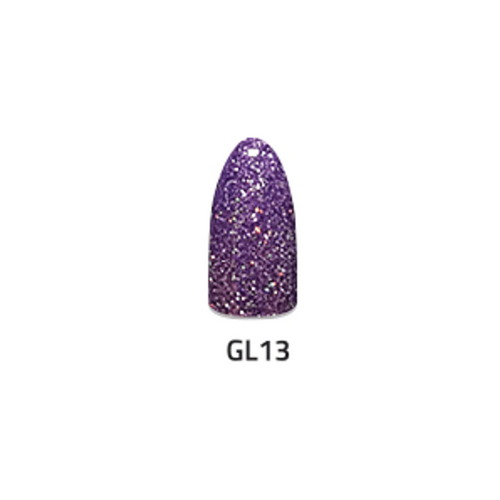 Chisel Acrylic & Dipping Powder 2 oz Glitter Collection GL13