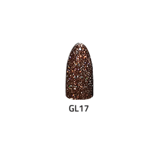 Chisel Acrylic & Dipping Powder 2 oz Glitter Collection GL17