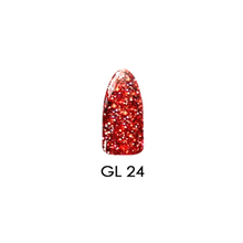 Load image into Gallery viewer, Chisel Acrylic &amp; Dipping Powder 2 oz Glitter Collection GL24