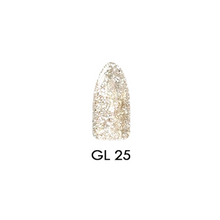 Load image into Gallery viewer, Chisel Acrylic &amp; Dipping Powder 2 oz Glitter Collection GL25