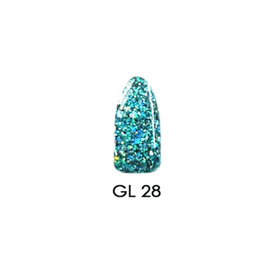 Chisel Acrylic & Dipping Powder 2 oz Glitter Collection GL28