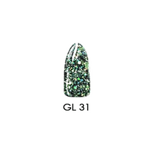 Load image into Gallery viewer, Chisel Acrylic &amp; Dipping Powder 2 oz Glitter Collection GL31