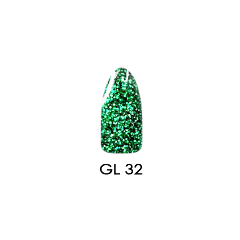 Chisel Acrylic & Dipping Powder 2 oz Glitter Collection GL32