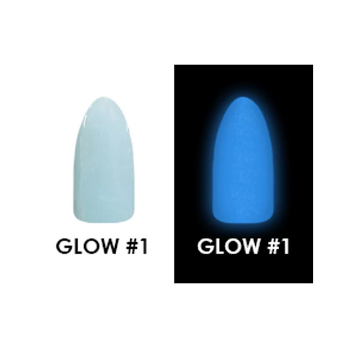 Chisel Acrylic & Dipping Powder 2 oz Glow In The Dark Collection 01