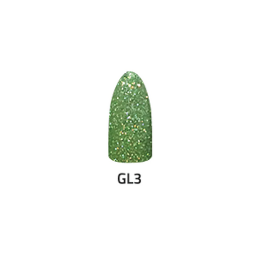 Chisel Acrylic & Dipping Powder 2 oz Glitter Collection GL03