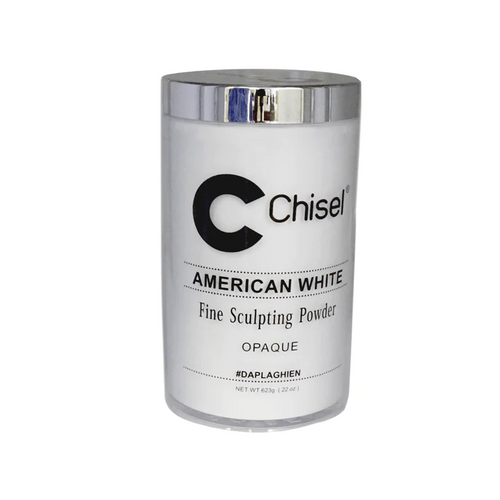 Chisel Acrylic Powder Daplaghien 22 oz Refill American White